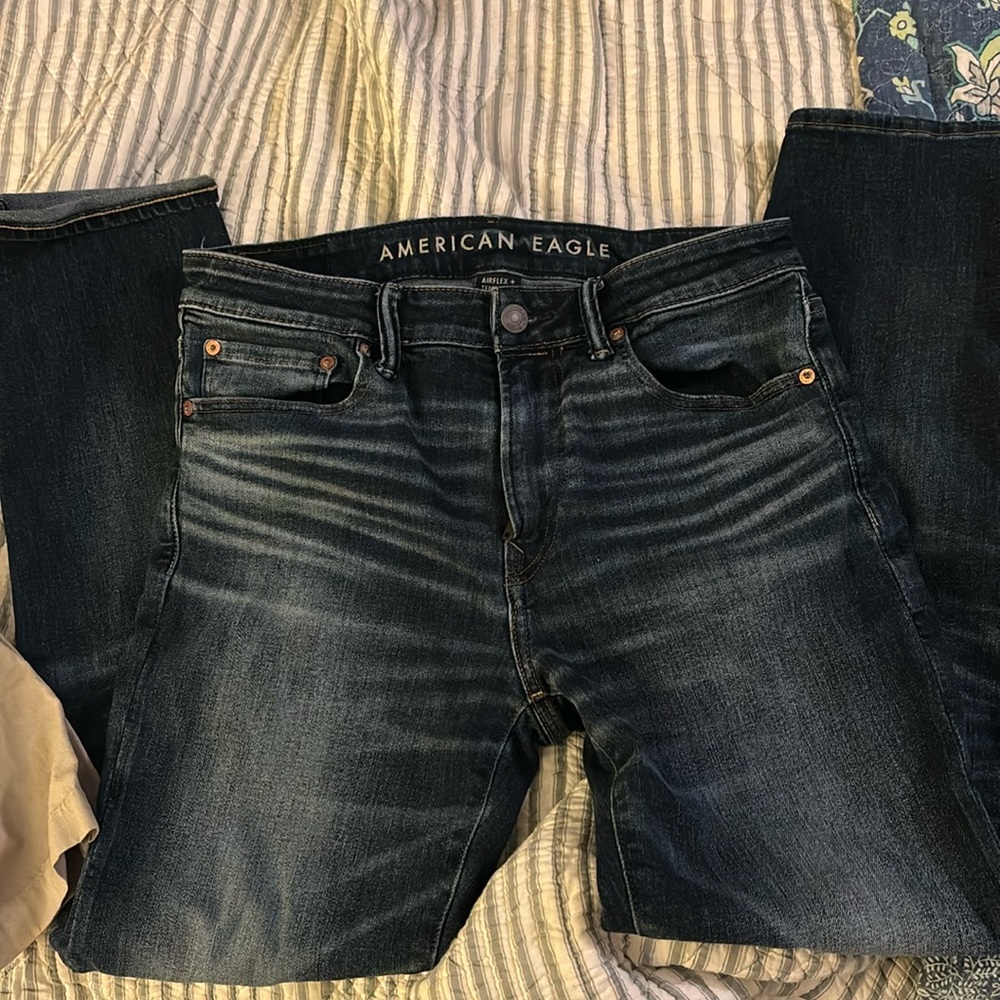 American Eagle Jeans 32x32 Athletic Straight Air Flex